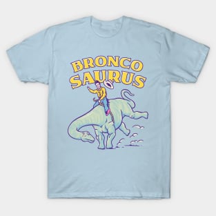 Rodeo Dino | Bronco-Saurus | Brontosaurus T-Shirt